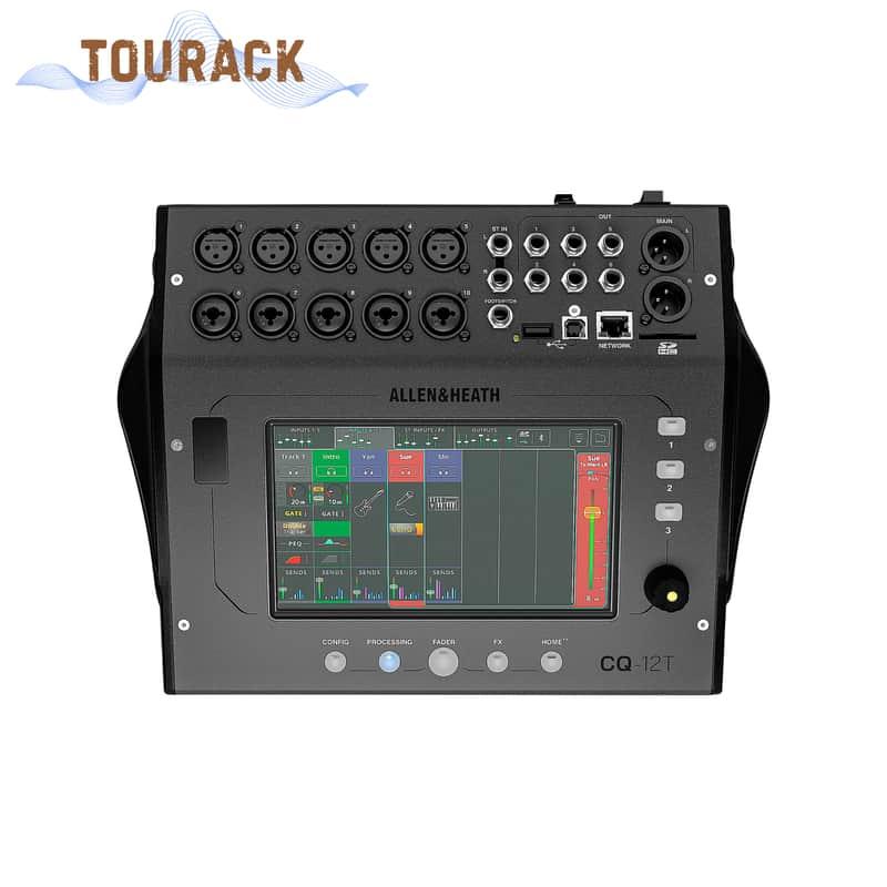 Allen & Heath CQ-12T Digital Mixer With 7" Touchscreen and Bluetooth Connectivity| TOURACK