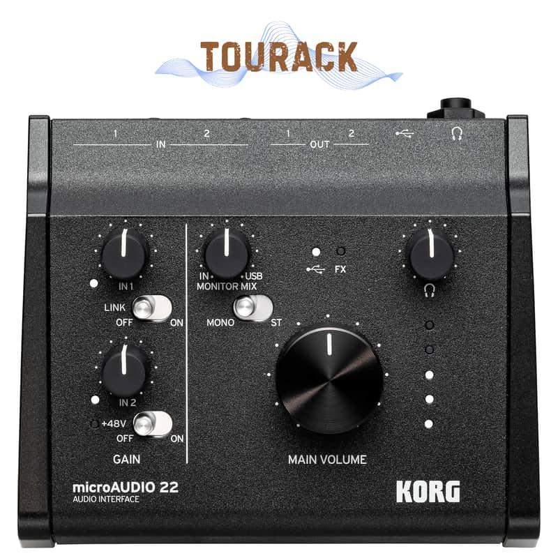 KORG microAUDIO 22 USB-C 2026 |In-Stock Ship NOW| TOURACK