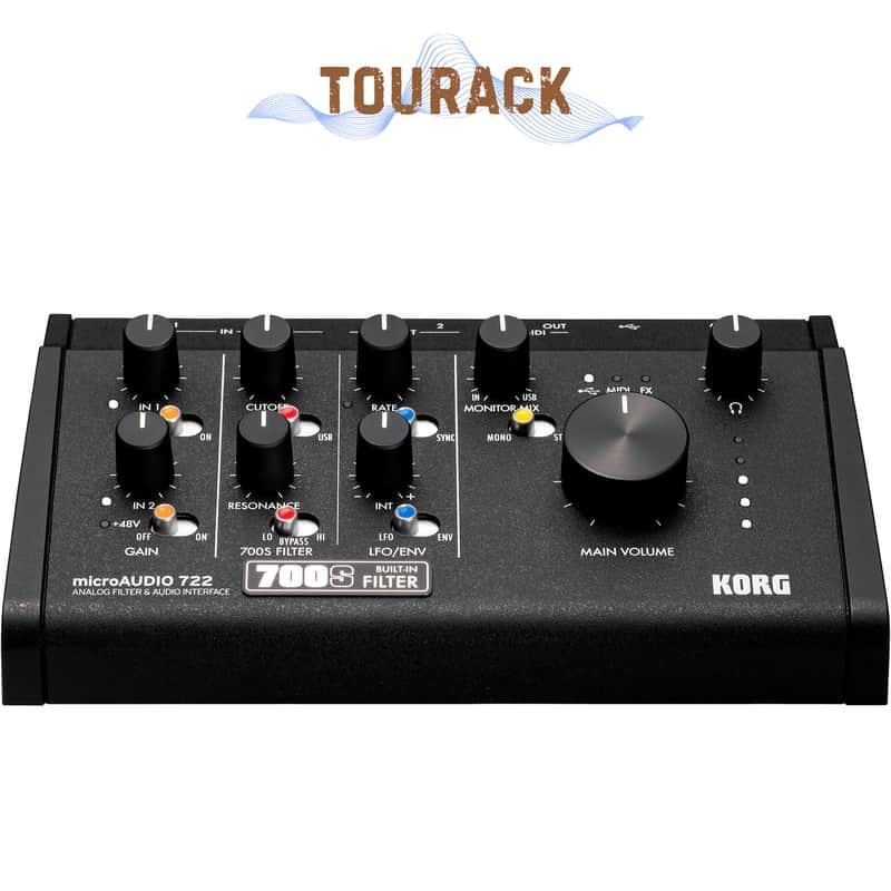 Korg microAUDIO 722 USB Audio Interface + Analog Filter |In-Stock Ship NOW| TOURACK
