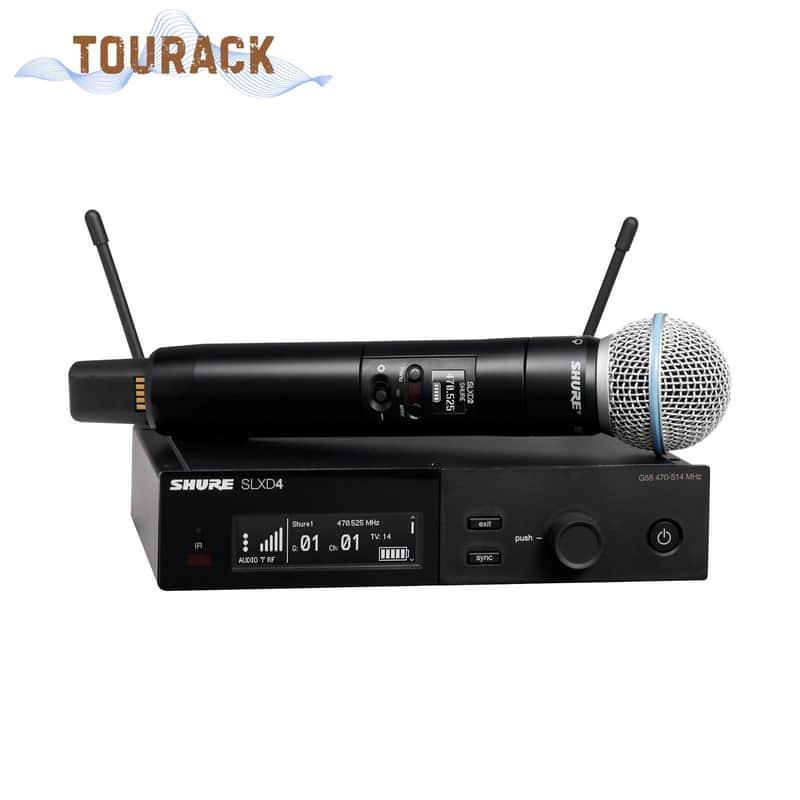 Shure SLXD24/B58 Wireless Vocal System With BETA 58 Band G58 |OPEN-BOX| TOURACK